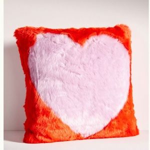 ✨ Anthropologie Festive Faux Fur Pillow ✨ NWOT!